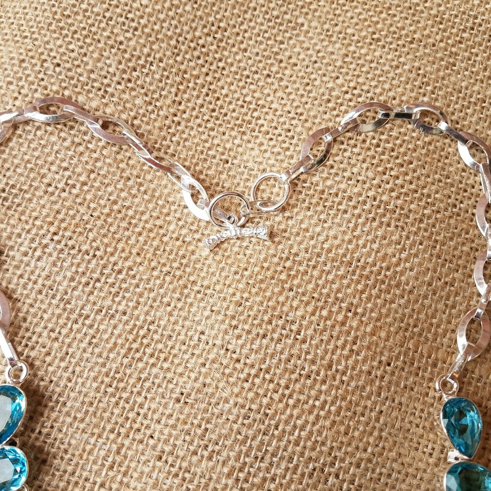 ❌SOLDSanta Rosa Turquoise Sterling Silver Necklace - Picture 5 of 8